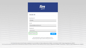 51 BUPA Reset Password Button